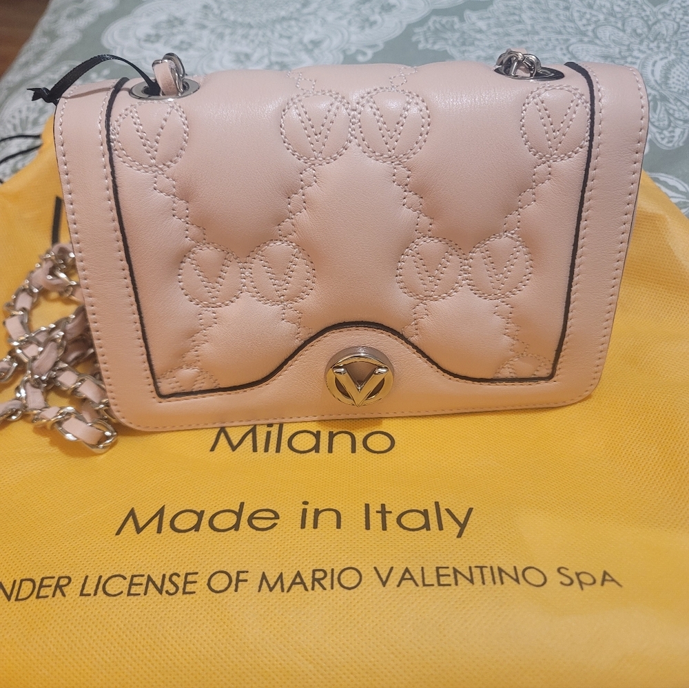 Mario Valentino Pink Quilted Women's Bag